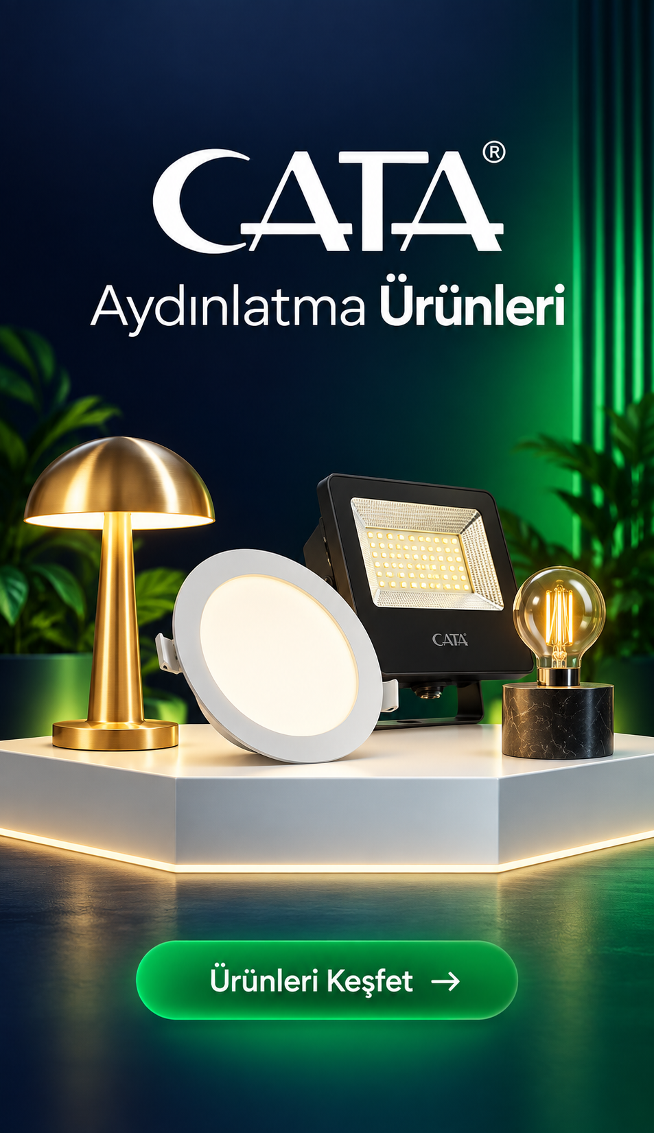 CATA Aydınlatma Ürünleri — 2026 kataloğunu incele