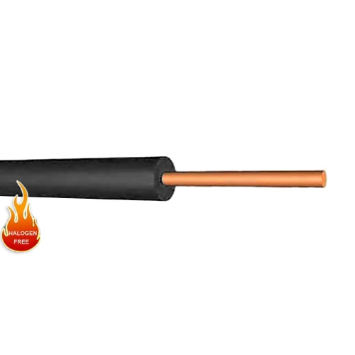 Öznur 2,5 mm 07Z1-U Halogen Free NYA Kablo Siyah (1 metre)