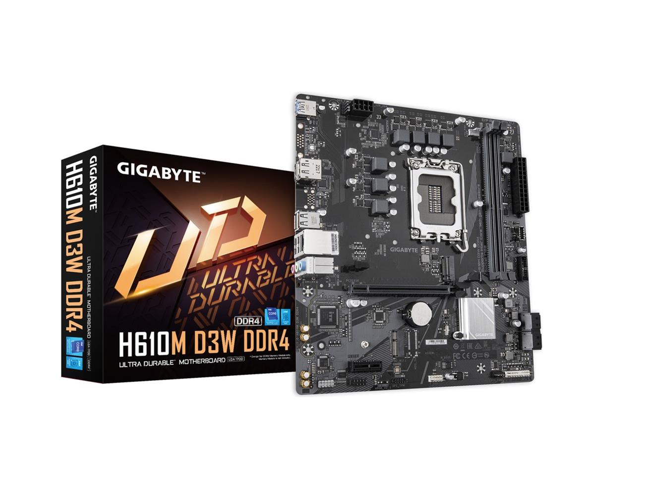 Gigabyte H610M D3W D4 1700P Vga Hdmi Usb3.2 Matx A ANAKART