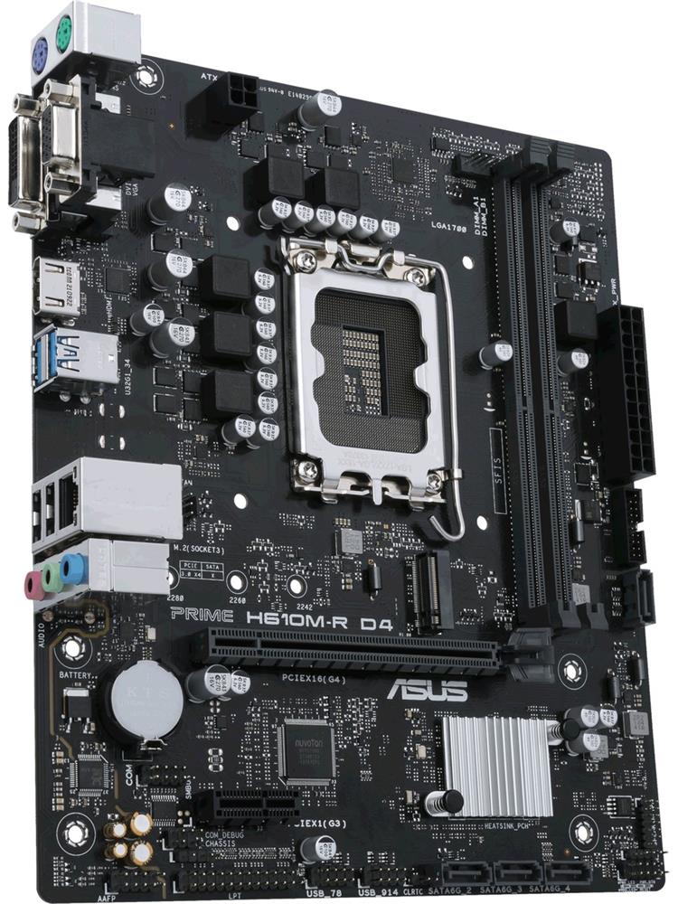 Asus Prıme H610M-R D4 Intel H610 Lga1700 DDR4 3200 ANAKART
