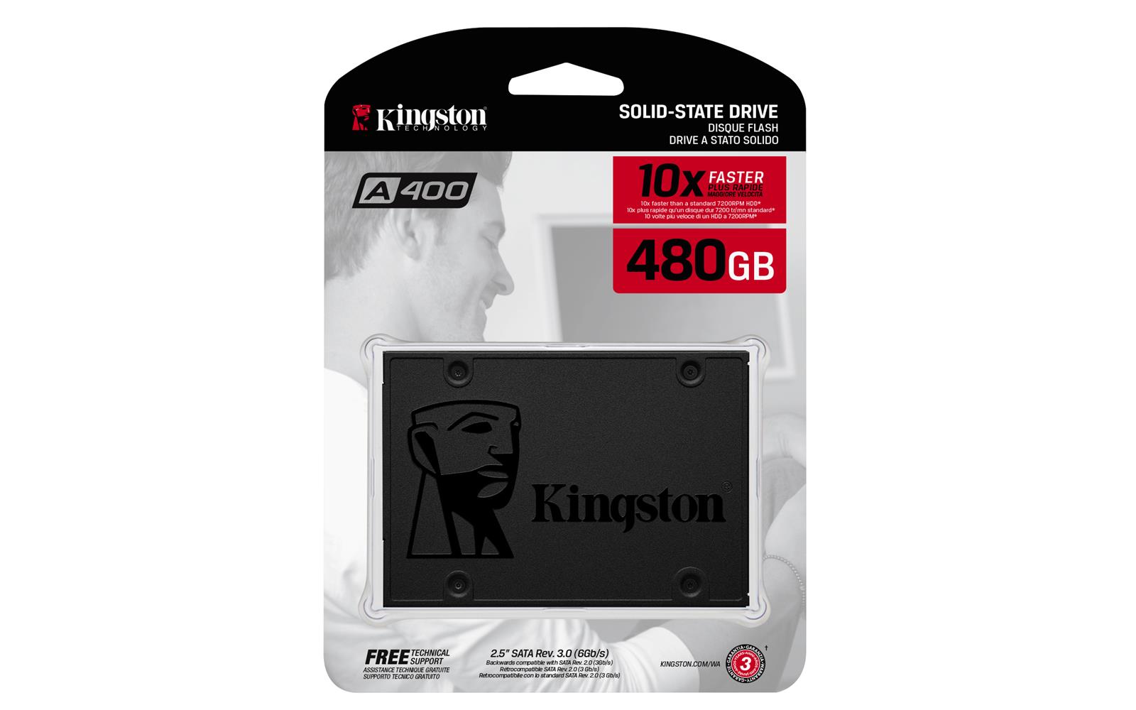 Kingston 480Gb Ssdnow A400  2.5" Sata3 Ssd 500/450 DISK