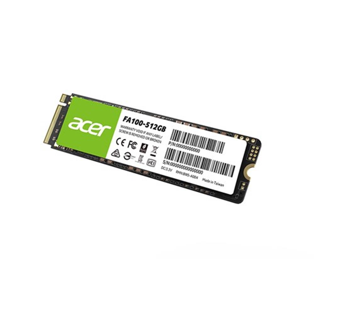 Acer 512GB FA100 3200/2200MB/s PCIe Gen3 x 4 M.2 S SSD DISK