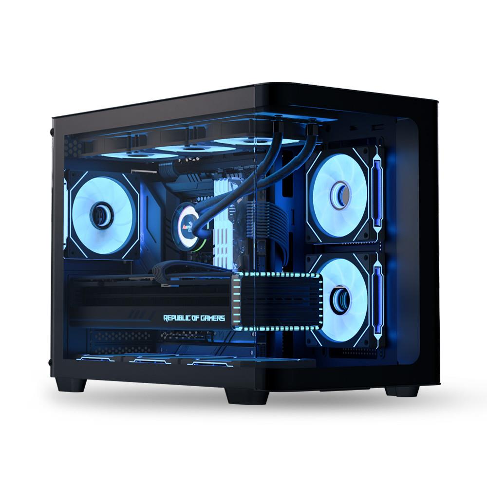 Aerocool P300C 3x12cm Mirror A-RGB Fanlı, Panorami KASALAR BOŞ
