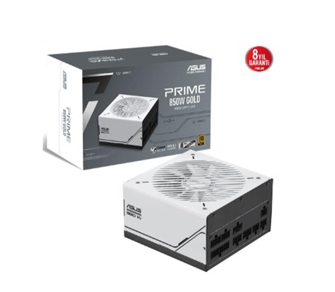 ASUS Prime AP-850G 80+ Gold 850W PCIE 5.1 ve ATX 3 POWER SUPPLY