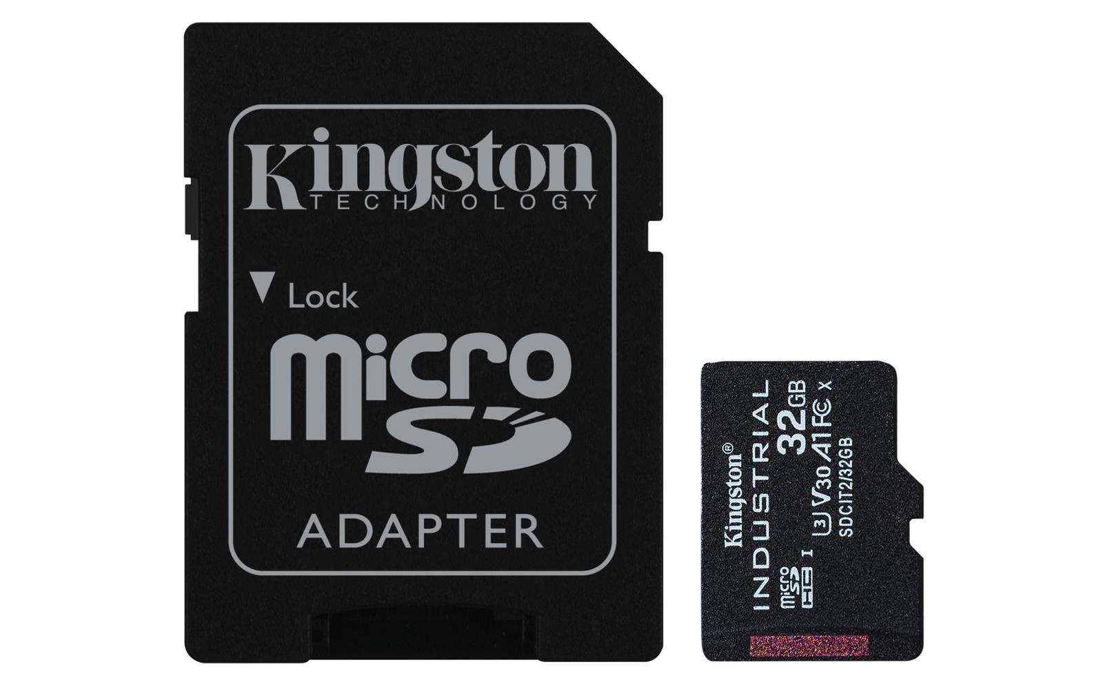 Kingston SDCIT2/32GB 32GB Industrial Hafıza Kartı (SD,MINI SD)(HAFIZA) BELLEK
