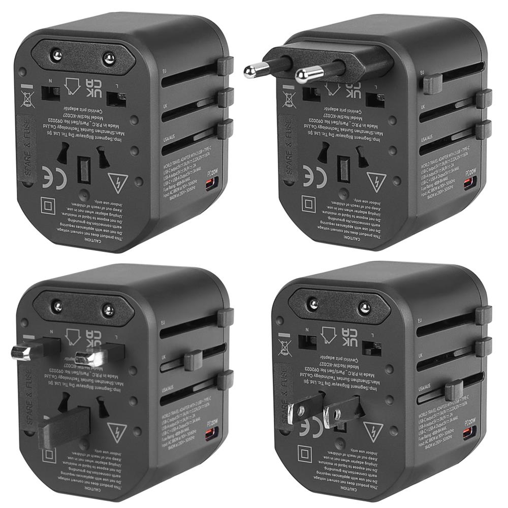 S-link SL-WL20PD 2*USB 2.4A + PD 20W Yedek Akım Si GÜÇ KABLOLARI