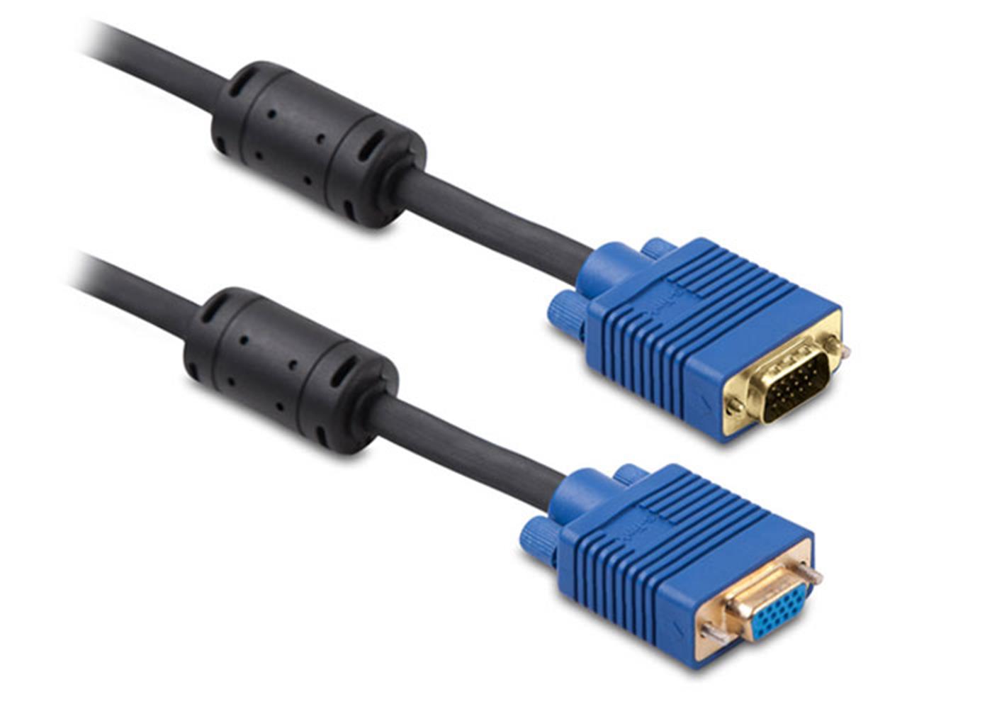 S-link SLX-187 VGA F/M 15P 5m Monitör Kablosu GÖRÜNTÜ KABLOLARI