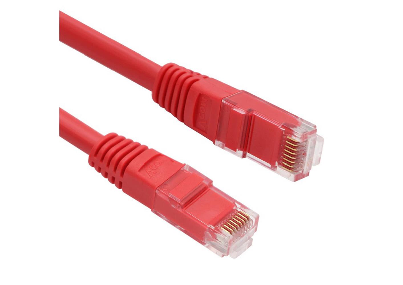 Vcom NP611B-R-5.0 Cat6 5.0MT Kırmızı Utp Patch Kab KABLO