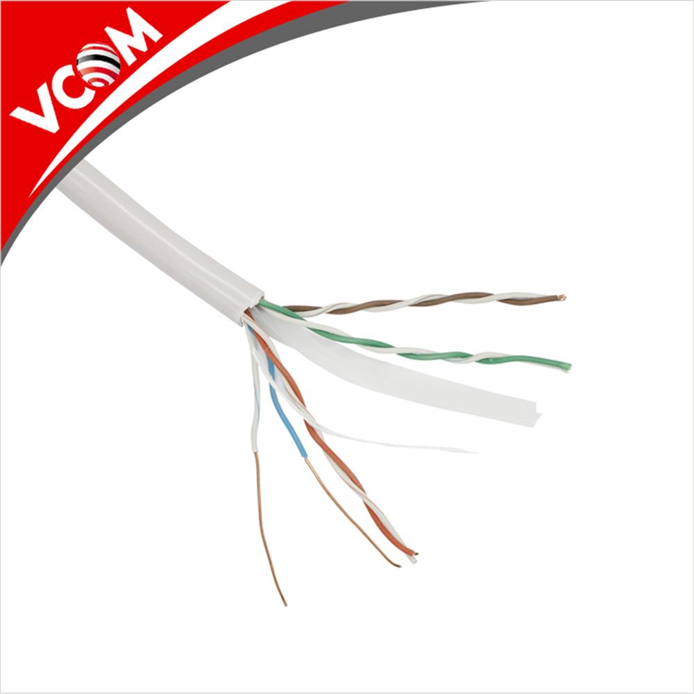 Vcom NC614-305 Utp Cat6 0.57CCA 305MT Gri Kablo PATCH