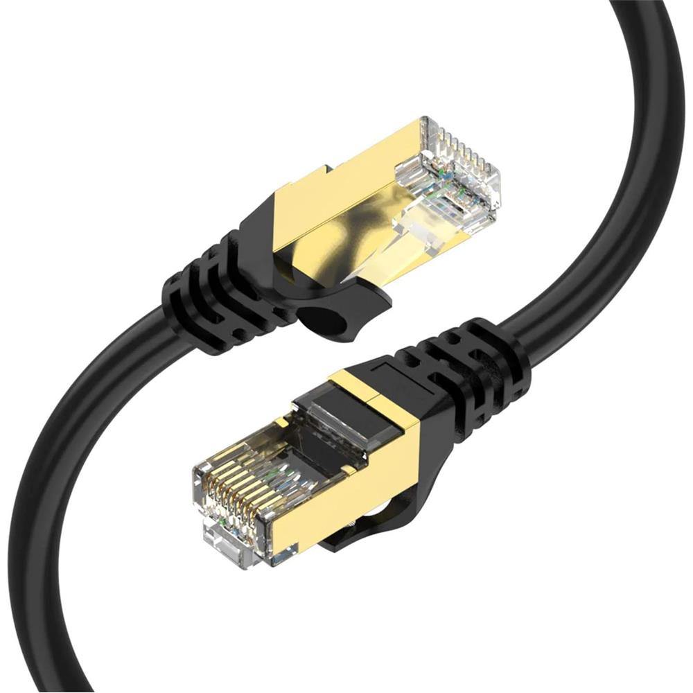 Qgeem QG-OT0601 1mt Cat6 CU AWG24/7 UTP Siyah Netw PATCH KABLO