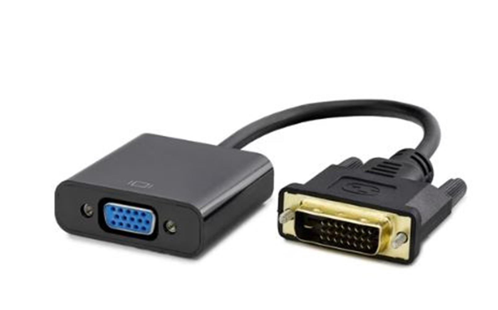 Hadron HDX7781(4632) Çevirici DVI To VGA M/f 24+1 PATCH CAT6 KABLO