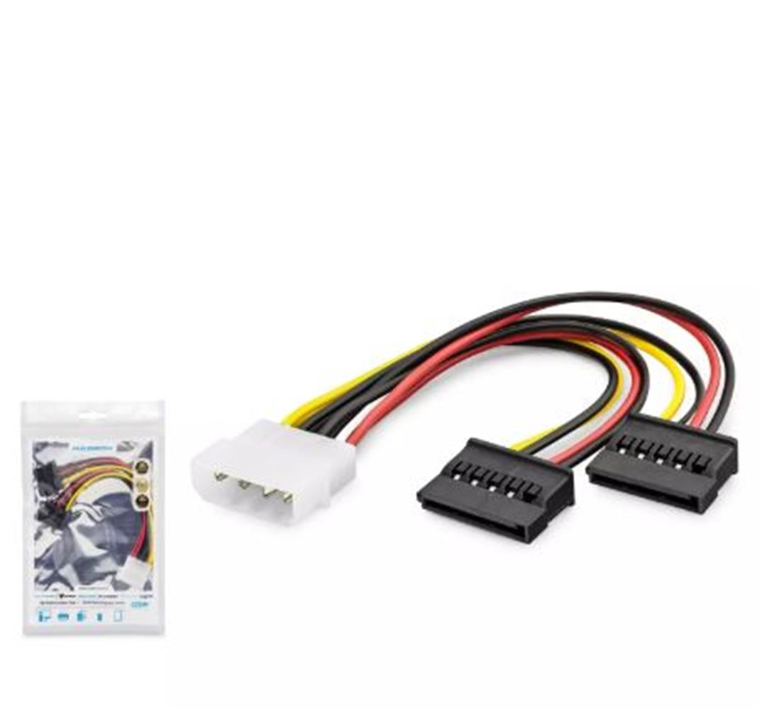 Hadron Hdx5525 Sata Power Kablo Poşetli 2In1 16Cm PATCH CAT6