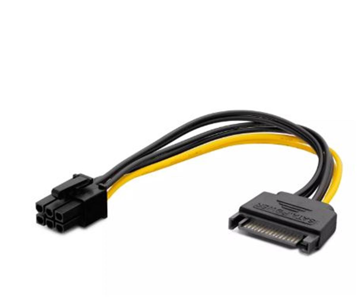 Hadron Hdx5535 Sata Power Kablo Dökme Siyah PATCH CAT6