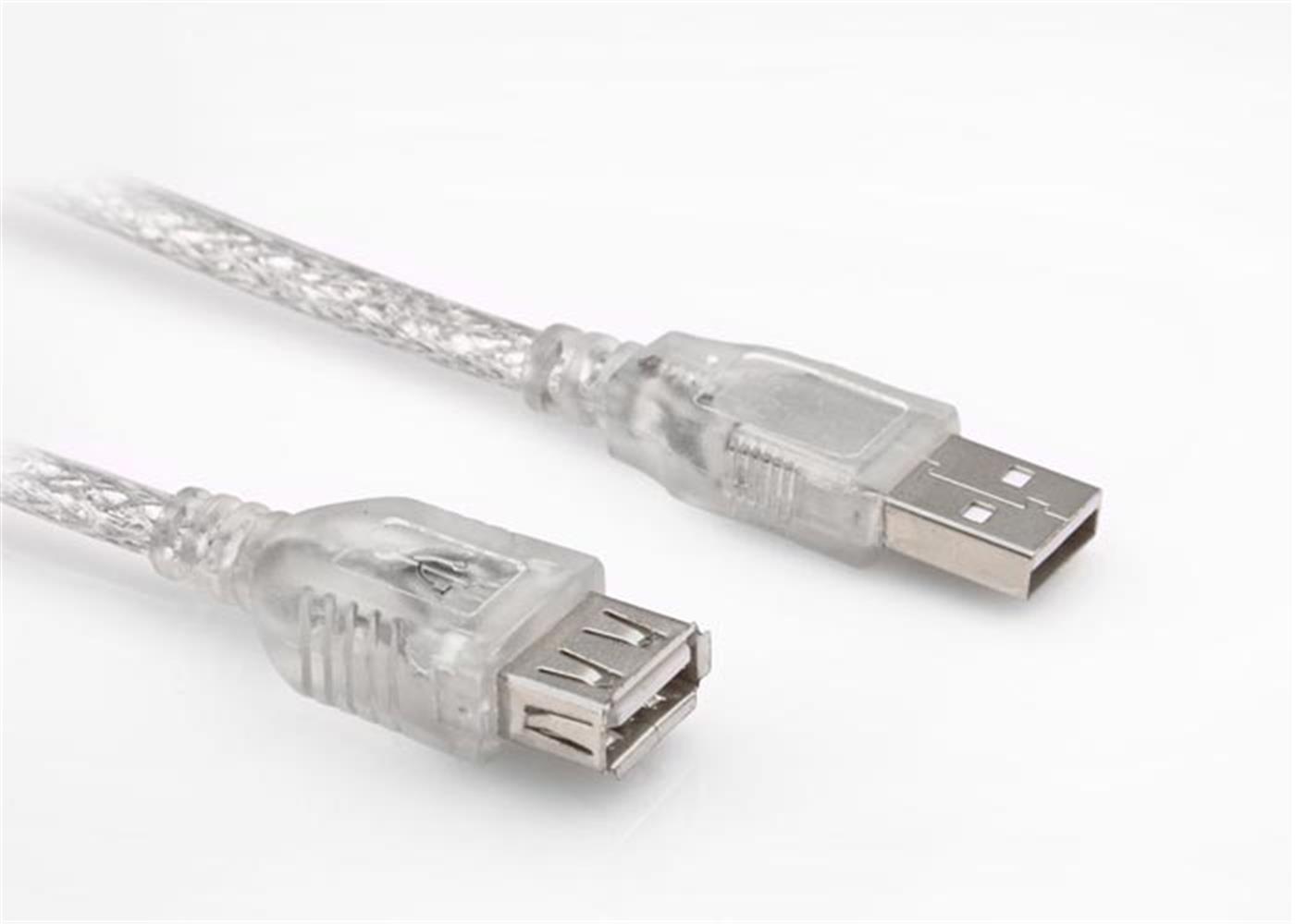 S-link SL-AF30 30cm Usb 2.0 AM To AF Şeffaf Uzatma KABLO