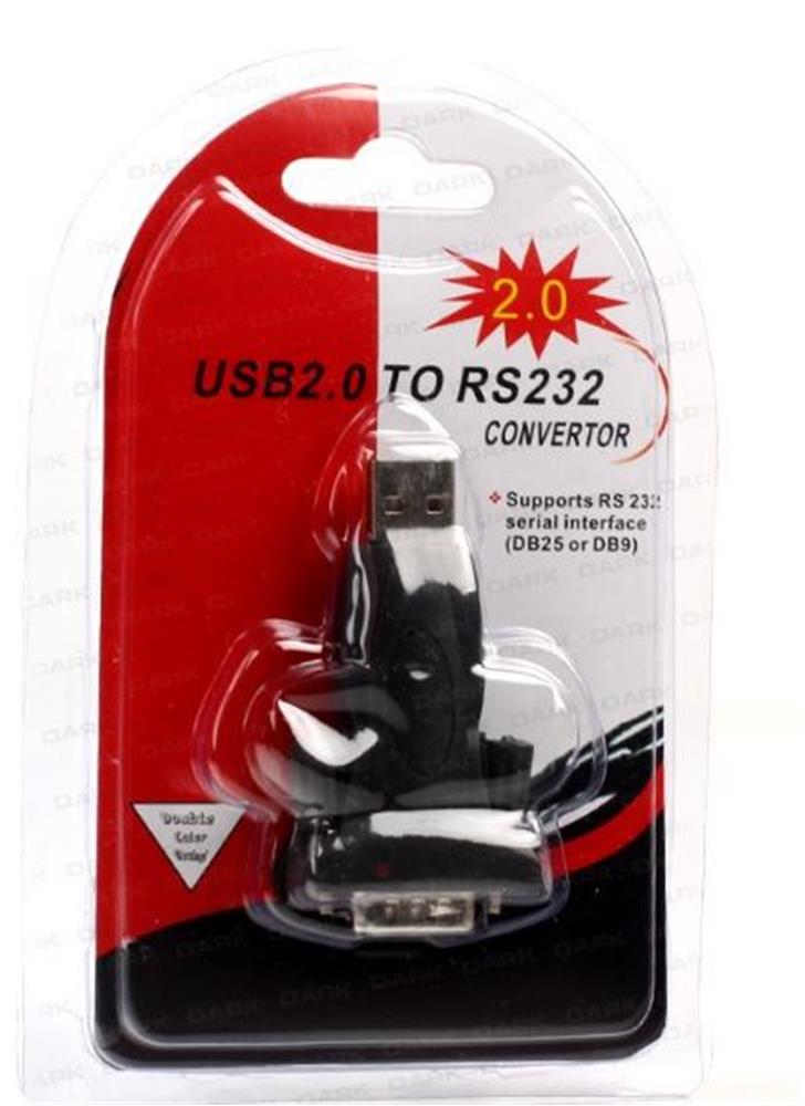 Dark Profesyonel USB 2.0- RS232 Dönüştürücü Kablo ADAPTÖR
