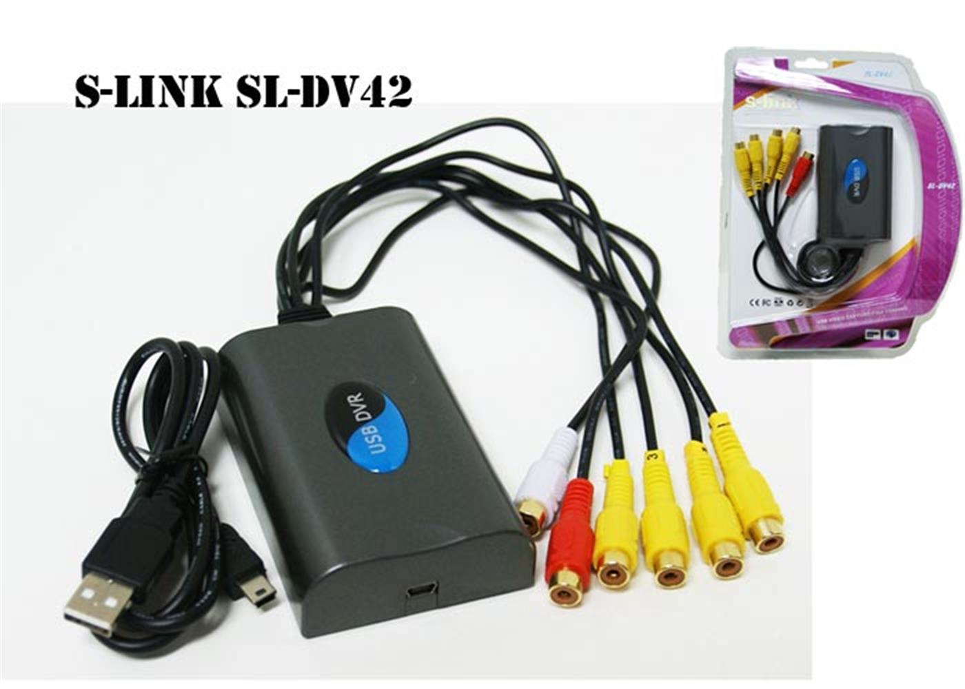 S-link SL-DV42 Usb To DVR 4 Port Adaptör DÖNÜŞTÜRÜCÜ