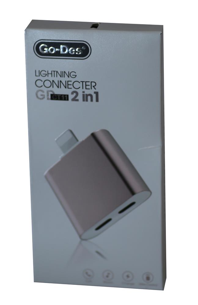 MEGA IP7/ÇİFT TYP-C GİRİŞLİ ÇEVİRİCİ GD-CT10 DÖNÜŞTÜRÜCÜ ADAPTÖR