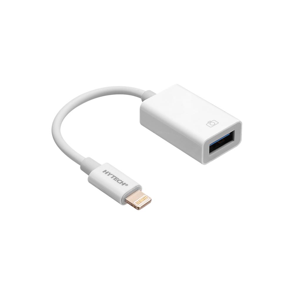 Hytech HY-XO48 Beyaz USB F to Lightning 10cm kablo DÖNÜŞTÜRÜCÜ ADAPTÖR