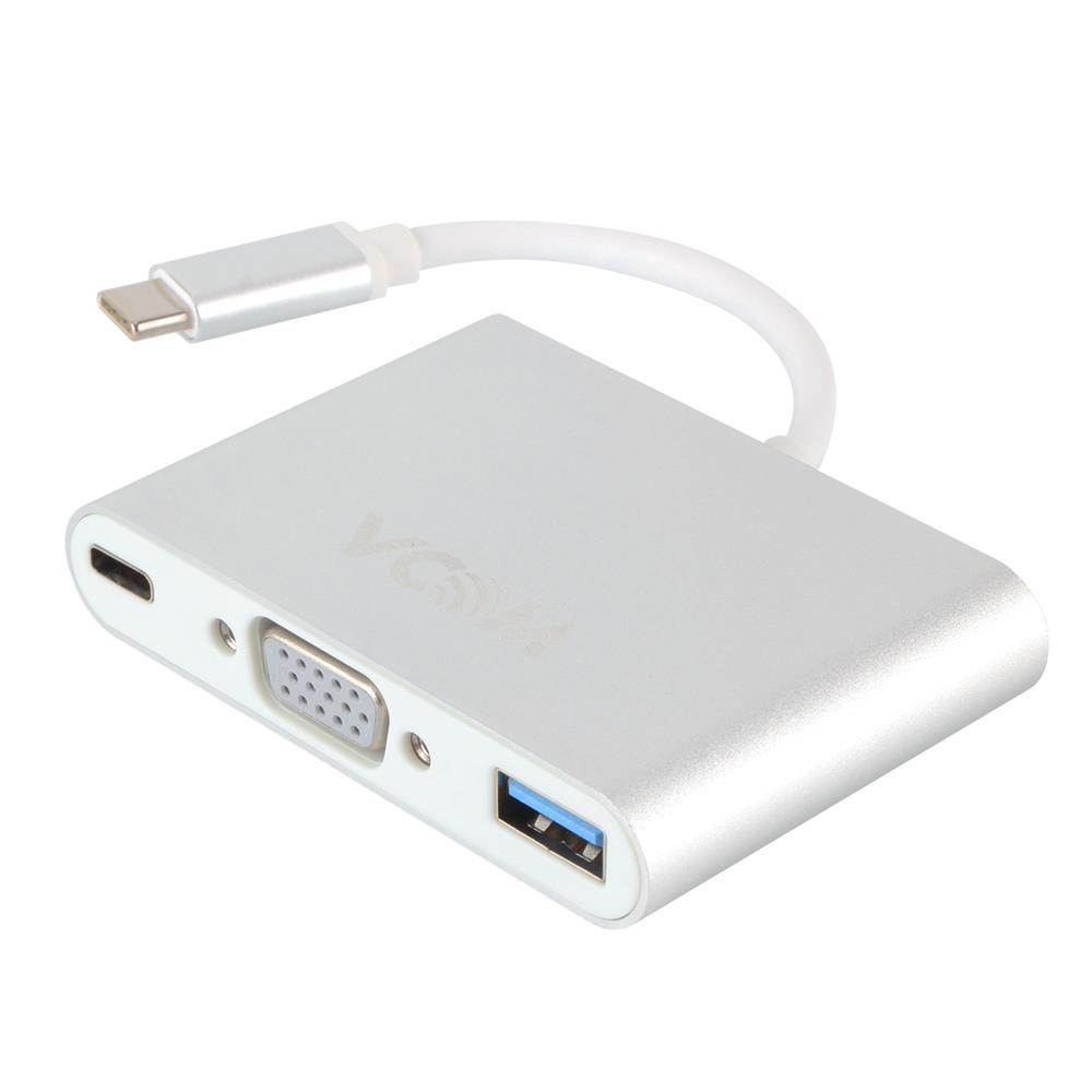 Vcom CU426M Type-C/M To Vga/F Usb 3.0/F Type-C/F DÖNÜŞTÜRÜCÜ ADAPTÖR