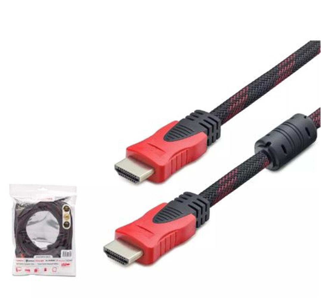 Hadron Hdx2011 20M   Hdmi Kablo Örgülü Siyah DÖNÜŞTÜRÜCÜ ADAPTÖR
