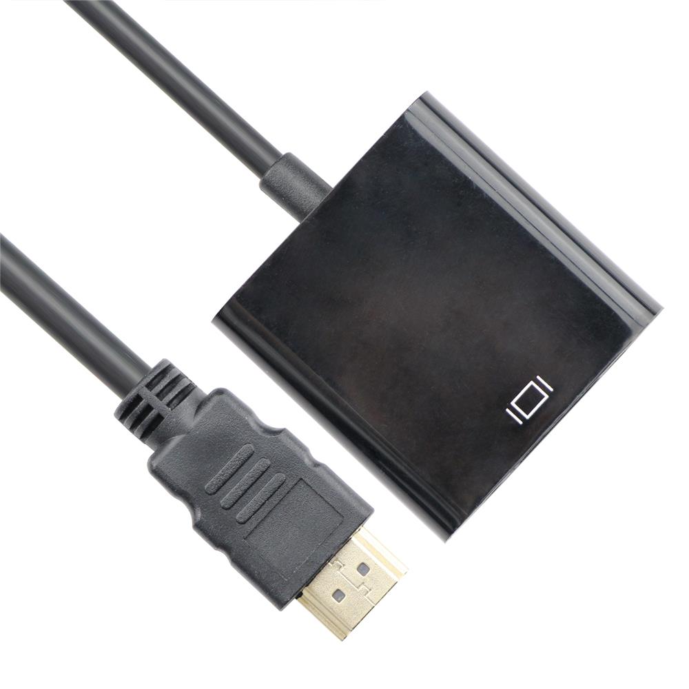 Vcom CG591-B-0.15 Siyah Hdmi Erkek To Vga Dişi DÖNÜŞTÜRÜCÜ ADAPTÖR