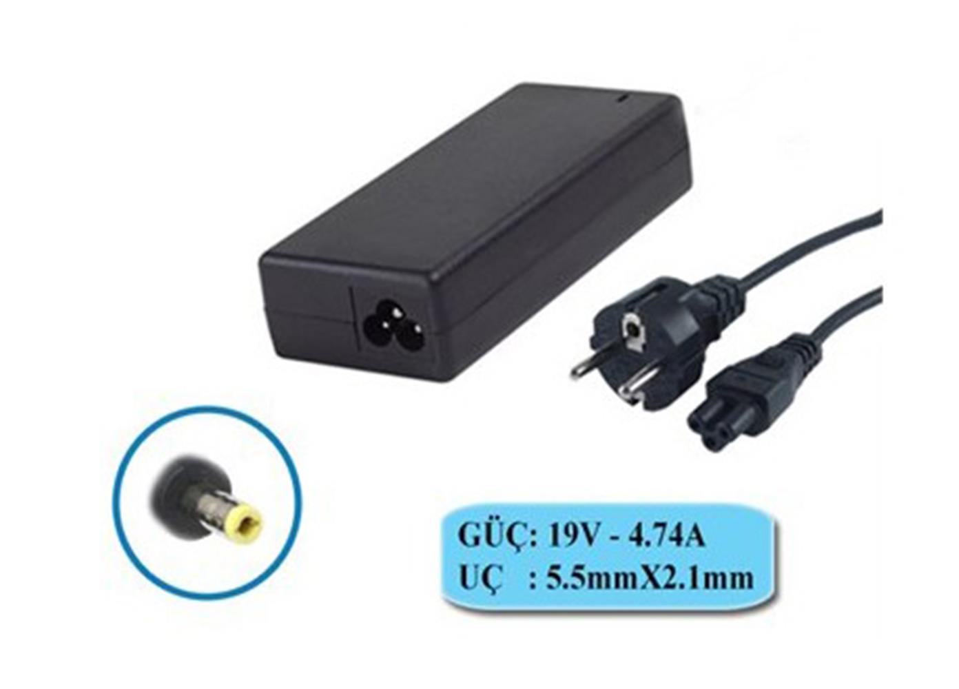 Compaxe cla-445 90w 19v 4.74a 5.5*2.1 Notebook ŞARJ ALETI