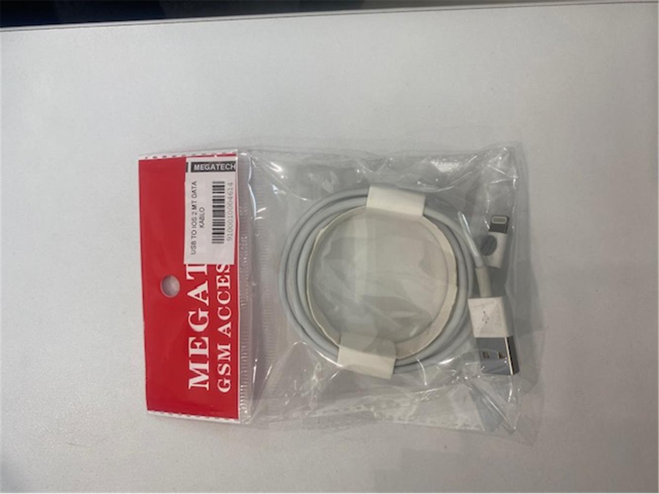 Megatech USB TO IOS 2 mt Data Kablo (CHC06) NOTEBOOK ŞARJ ALETI