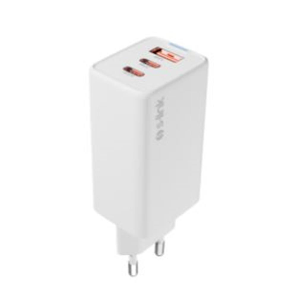 S-link SL-ECG65 2*USB-C + USB-A GAN PD 65W / QC 18 NOTEBOOK ŞARJ ALETI
