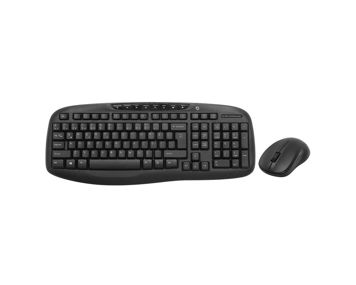 Frisby FK-4830WQ Kablosuz Q-Türkçe Multimedya Klav KLAVYE MOUSE SET