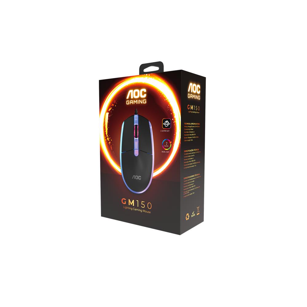 AOC GM150B/LA Kablolu Gaming Mouse