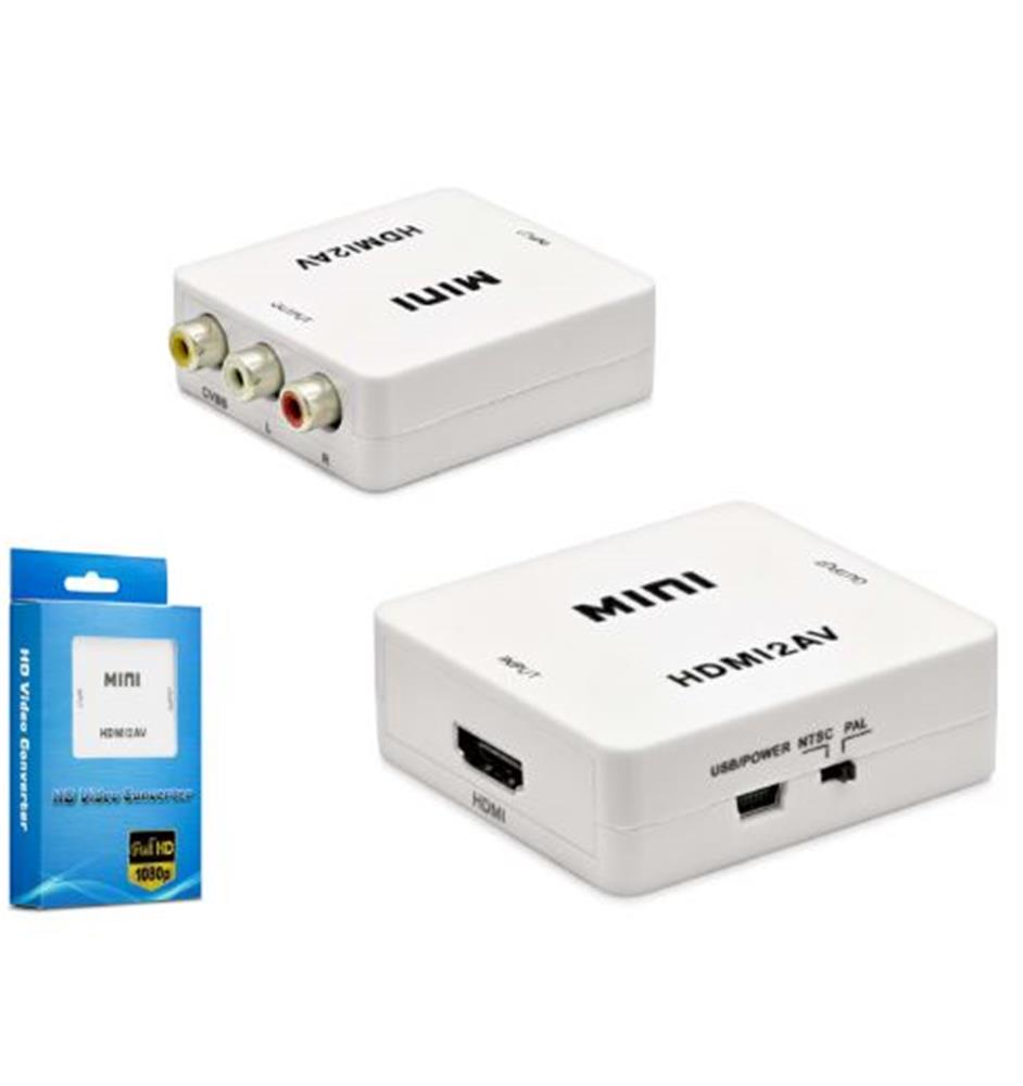 HADRON HDX1281 HD VIDEO CONVERTOR HDMI (IN) TO AV USB HUB READER