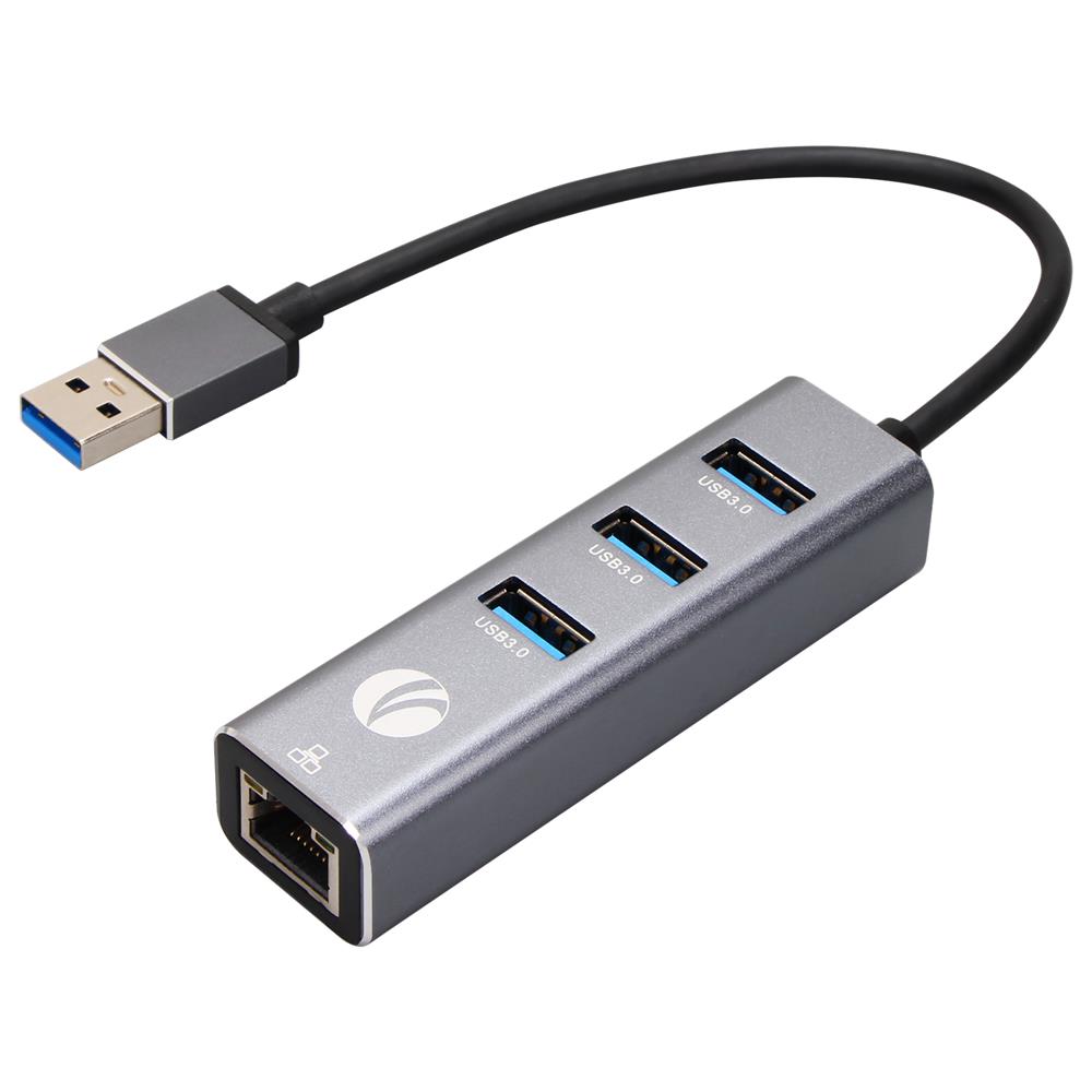 Vcom DH312B Usb 3.0 To USB3.0*3+RJ45 Çoklayıcı