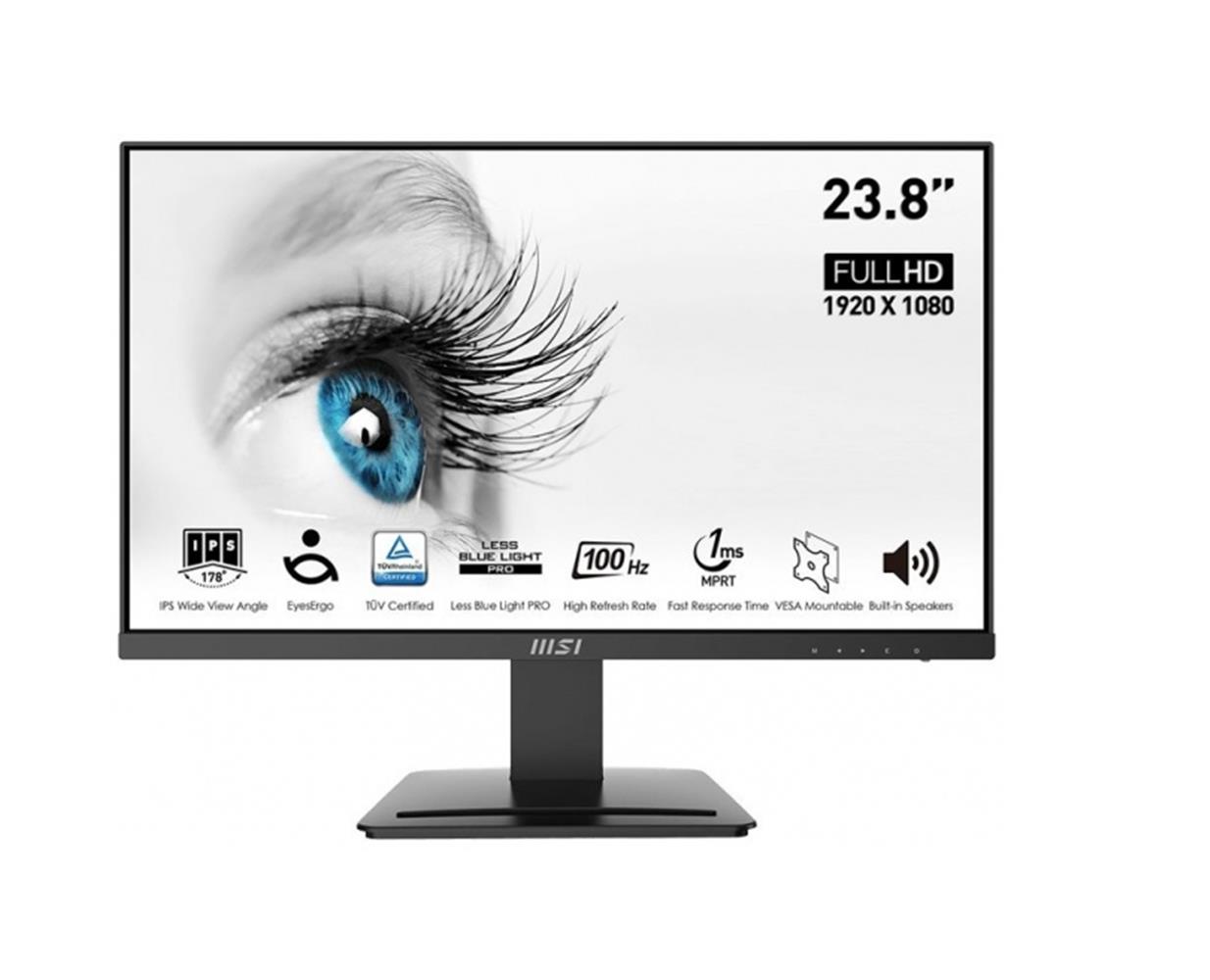 Msi 23.8" Pro MP243X 1920x1080 1ms 100Hz IPS Anti- MONITÖR
