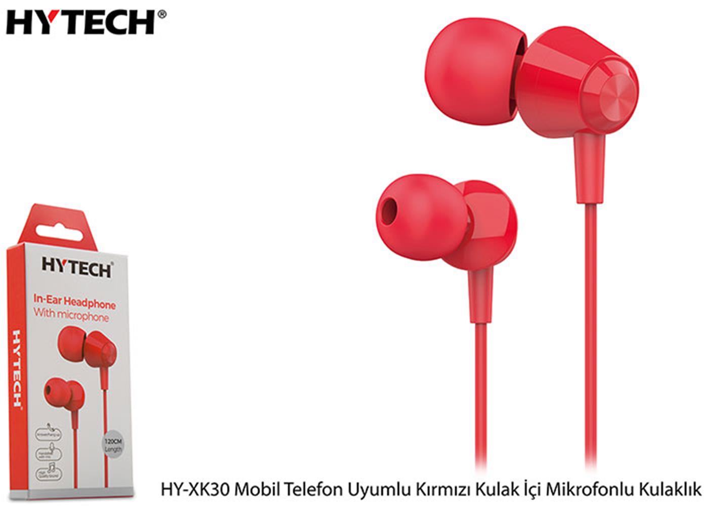 Hytech HY-XK30 Mobil Telefon Uyumlu Kırmızı Kulak