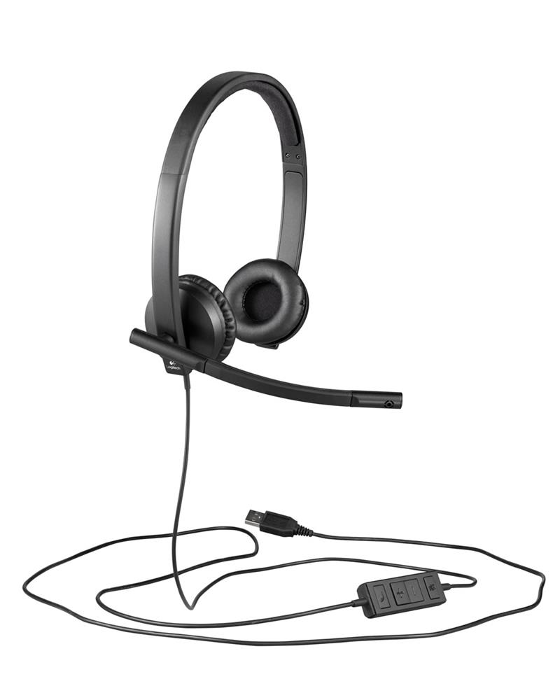 Logitech 981-000575 H570E Stereo Usb Çift Taraflı KULAKLIK
