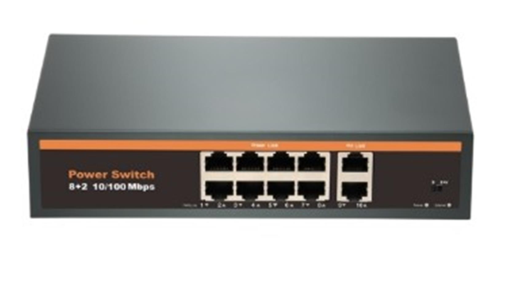 Nova NVC-INTSF0820FB2L 24V INTERCOM 8+2 POE SWİTCH SWITCH