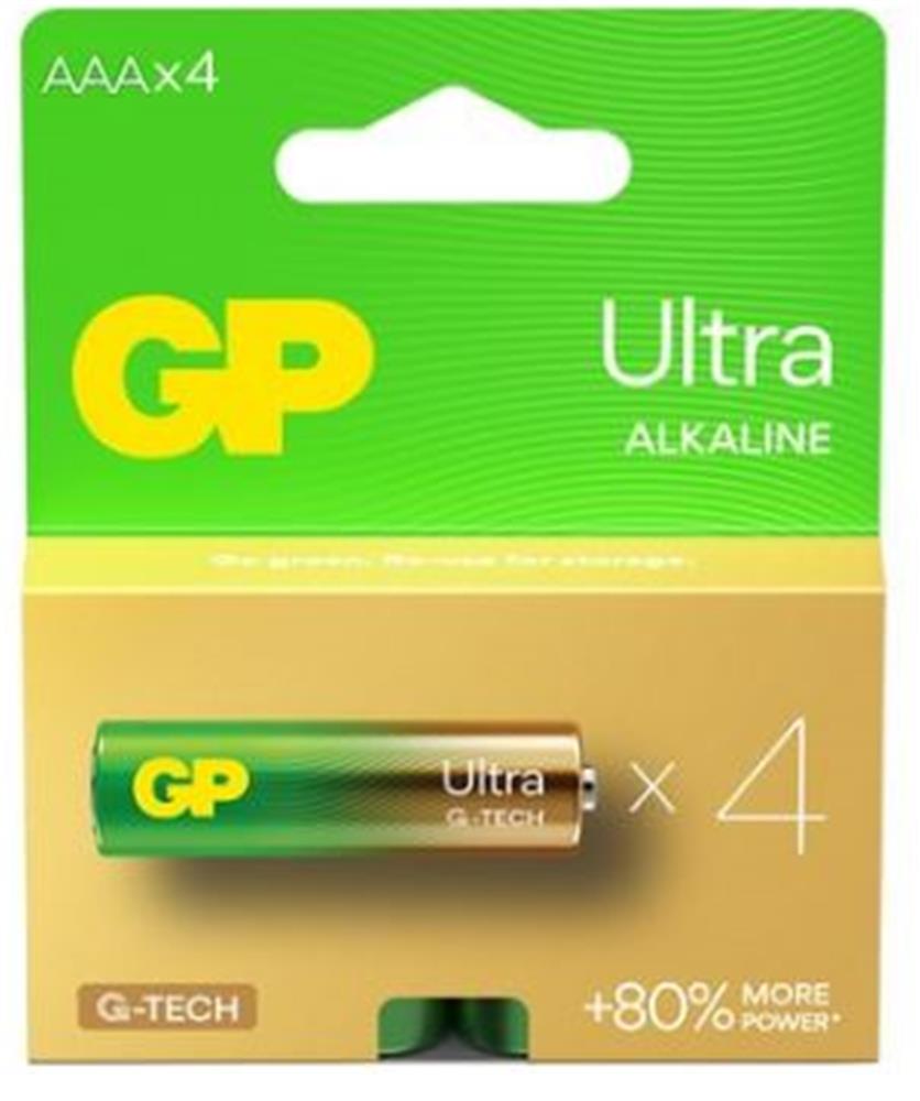 Gp LR03 AAA Boy Ultra Alkalin İnce Kalem Pil 4'lü