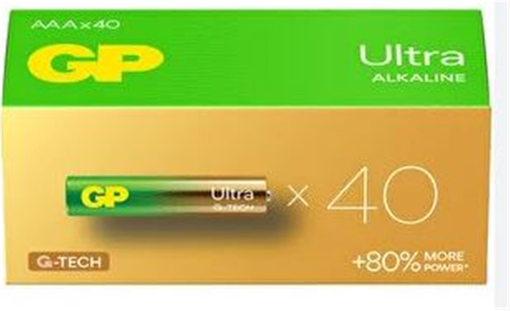 Gp LR03 AAA Boy Ultra Alkalin İnce Kalem Pil 40'lı