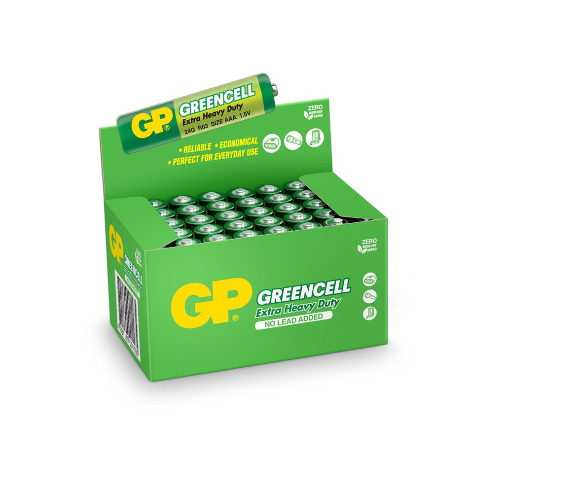 Gp Greencell R03 AAA Boy Çinko İnce Kalem Pil 40lı