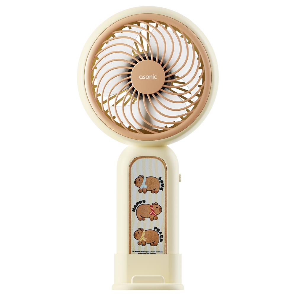 Asonic AFN20 Krem 250mAh Elde Taşınabilir Masaüstü USB FAN
