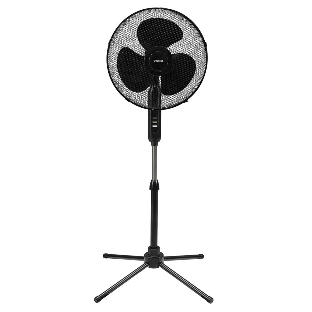 Everest FAN10 EcoWind Siyah Metal Yıldız Ayak 3 Bı USB