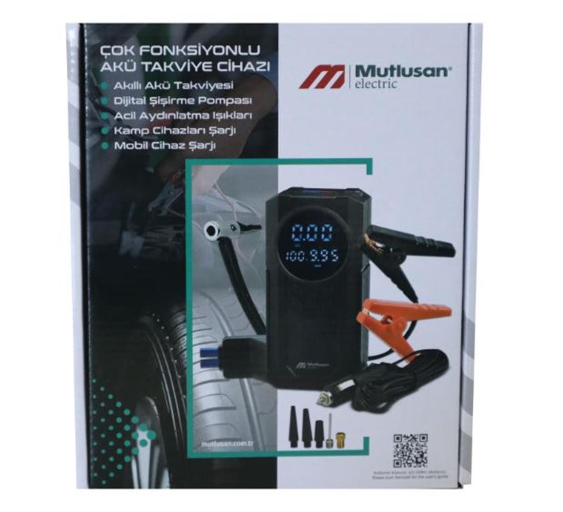 Mutlusan 10.000 Mah Çok Fonksiyonlu Akıllı Akü Tak USB POWERBANK