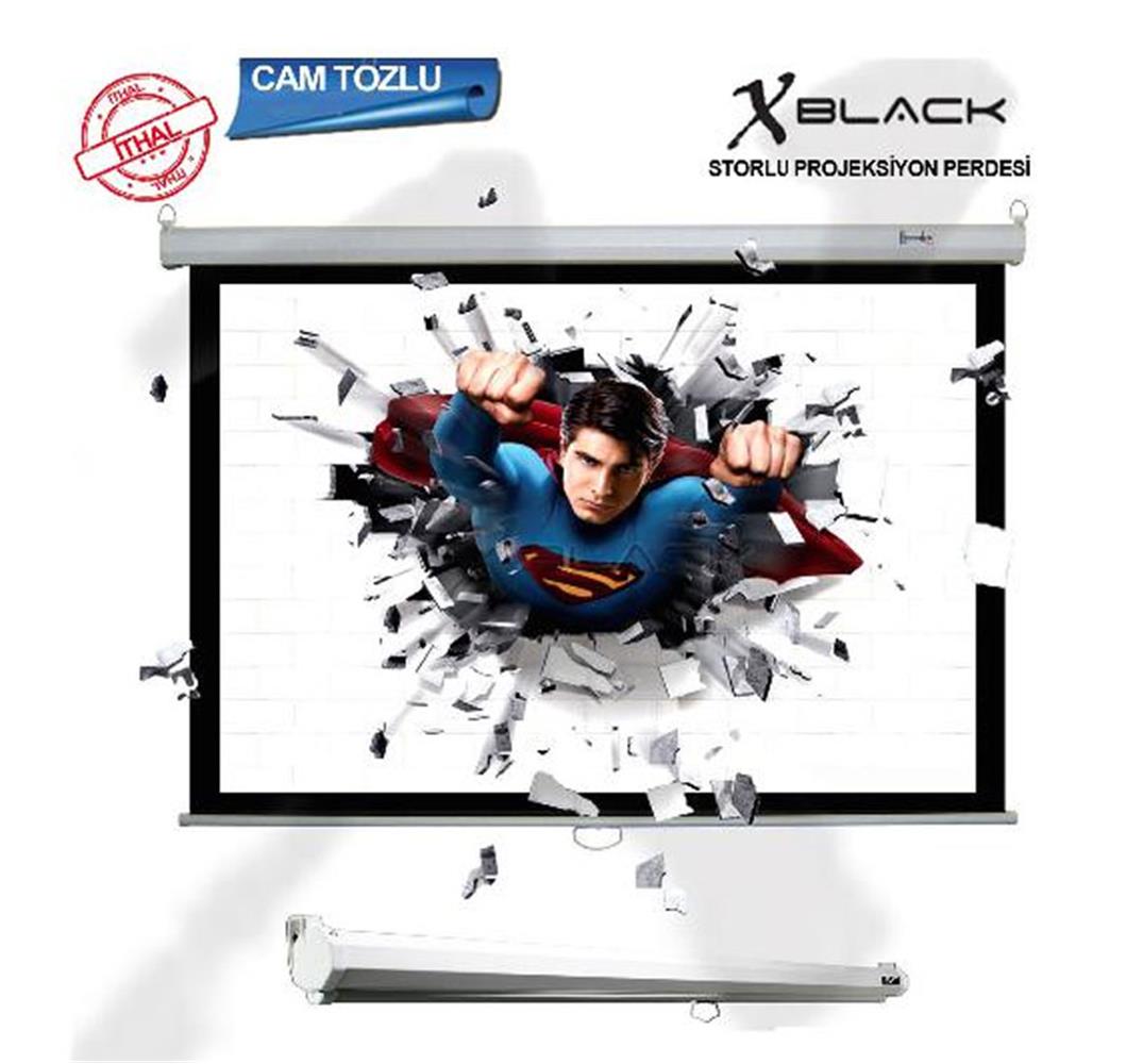 Xblack xge-180 Kumandalı Motorlu Projeksiyon Perde PERDELERI
