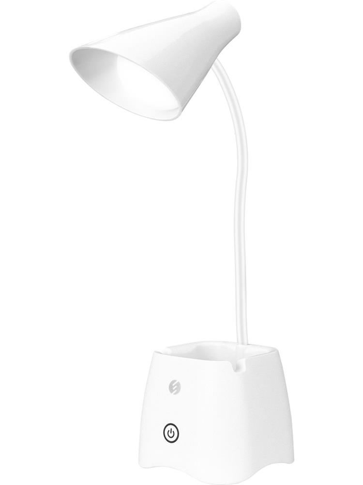 S-link SL-M9001 3AA Pil ve Usb Destekli Beyaz Masa FENERI