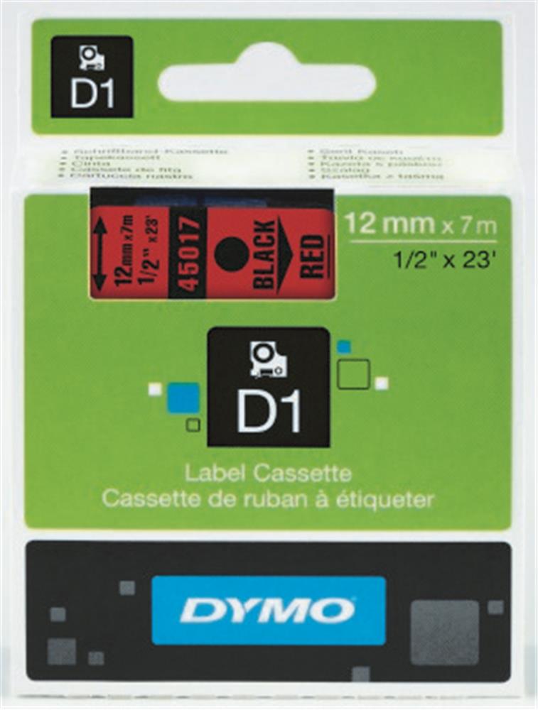 DYMO D1Yedek Şerit 12mmx7mt Mavi/ Siyah 45016