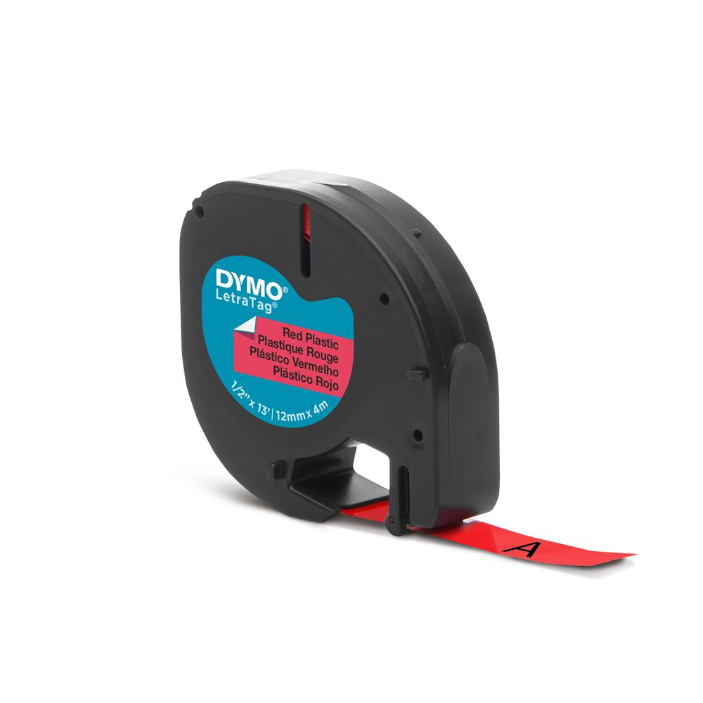DYMO S0721630 LetraTag Plastik Şerit (12 mmX4 mt)
