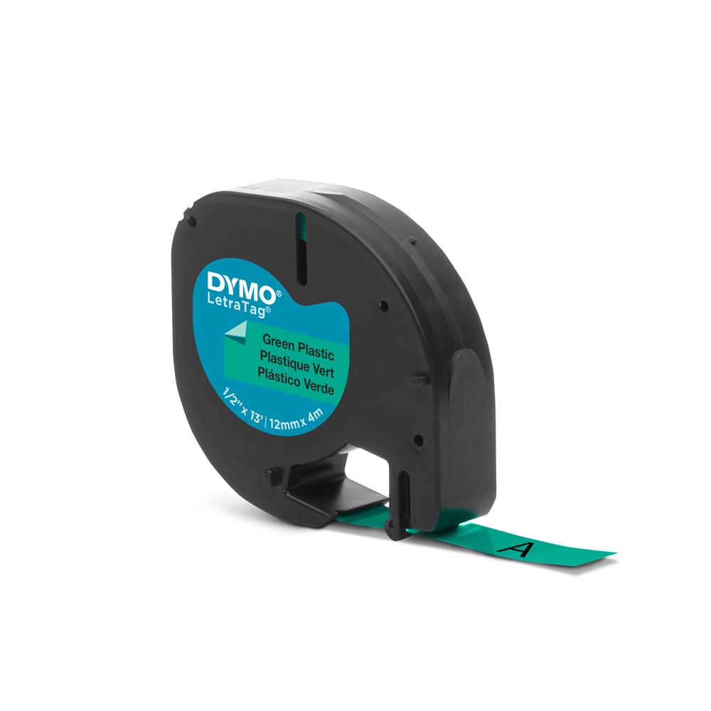 DYMO S0721640 LetraTag Plastik Şerit (12 mmX4mt)