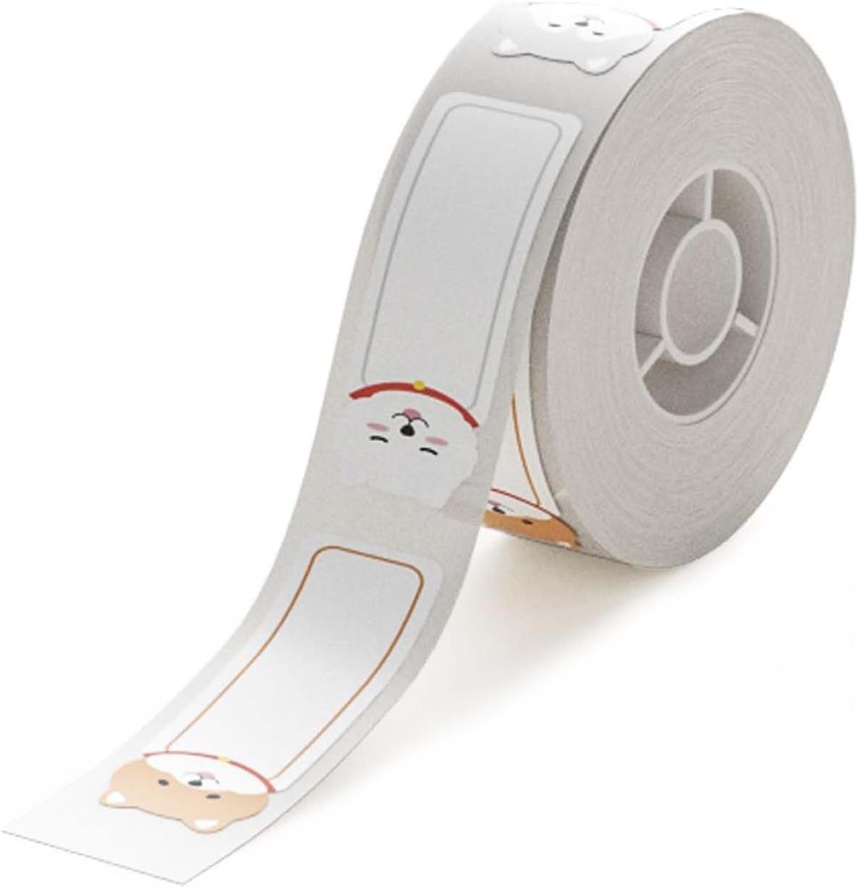 NIIMBOT T14*50-130PUPPY Beyaz-Renkli 14X50MM Terma ETIKET YAZICI