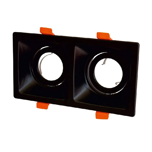 Cata Ct-5005 Puma 2'Li Kare Spot - Siyah Kasa LED