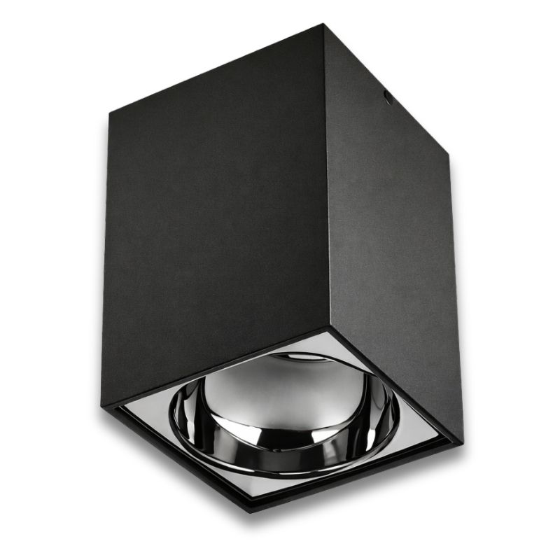 Cata Ct-5420 Bergama Sıva Üstü Armatür (Siyah-Platin) Gu-10 LED SPOT